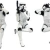 Set de statuete Nemesis Now Star Wars B6678B24 - Stormtrooperii Intelepti, Set de 3 statuete