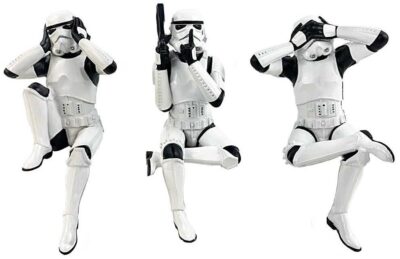 Set de statuete Nemesis Now Star Wars B6678B24 - Stormtrooperii Intelepti, Set de 3 statuete