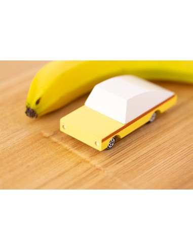 Candylab Toys – Candycar B.Nana – Mașinuță din Lemn