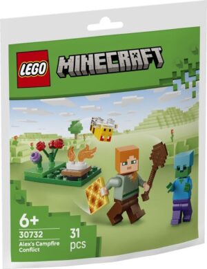 LEGO Minecraft - Conflict la focul de tabara al lui Alex 30732, 31 piese