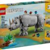 Lego Creator 31171 - Animale salbatice: Rinocer maiestuos cu pasari