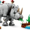 Lego Creator 31171 - Animale salbatice: Rinocer maiestuos cu pasari