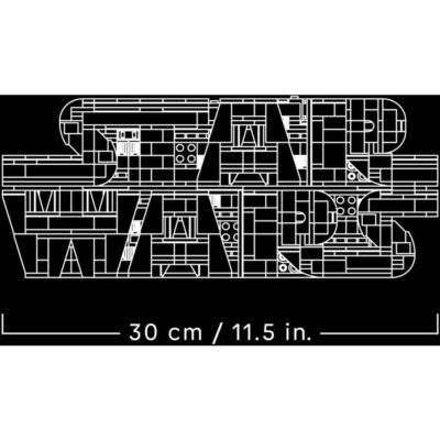 LEGO® Star Wars™ 75407 - Logoul Star Wars™ din caramizi