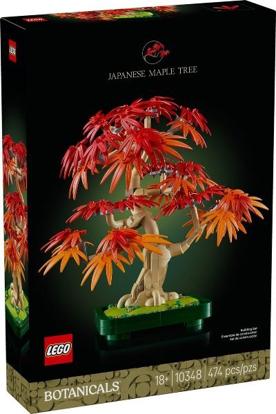 10348-1 LEGO® Botanicals 10348 - Bonsai de artar japonez rosu