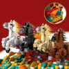 Lego Seasonal 80119 - Pictura cu cai în galop