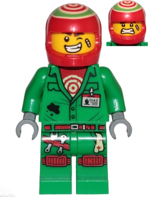 Lego Minifigures Hidden Side hs041 - Douglas Elton / El Fuego
