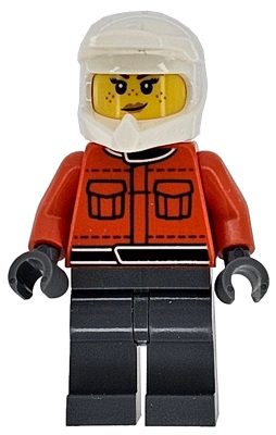 Lego Minifigures cty1864 - Femeie mecanic din echipa de asistență Formula 1