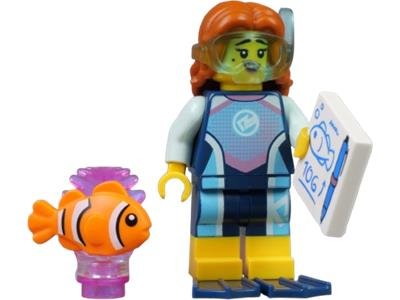 Lego Minifigures 71052 col29-2 - Marine Biologist