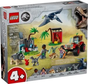 LEGO® Jurassic World 76963 - Centru de salvare pentru pui de dinozaur