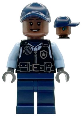 Lego Minifigures Super Heroes sh1087 - Security Guard Arkham Asylum