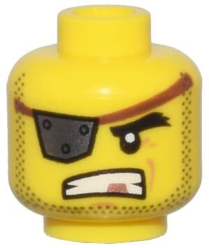 Lego Parts 3626pb1046 - MetalBeard Minifigure