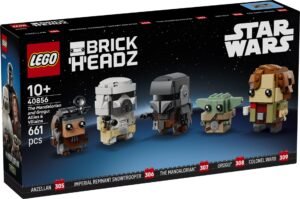 40856_33877 Lego Brickheadz 40856 - Mandalorianul si Grogu: Aliati si ticalosi