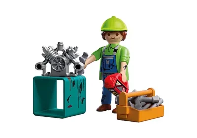 Playmobil Special Plus PM72031 - Mecanic, cu accesorii (#72031)