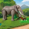 72068_product_extra1 Playmobil Animals & Friends PM72068 - Ingrijitor zoo cu elefant (Promo Pack) #72068