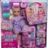 Mattel Barbie Dream Besties JGG38 – Papusa „Malibu” Fashion cu Par Stilizat