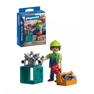 Playmobil Special Plus PM72031 - Mecanic, cu accesorii (#72031)