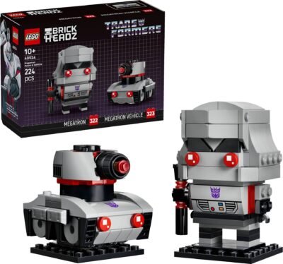 40924_boxprod_v29 Lego Brickheadz 40924 - Robotul și vehiculul Megatron