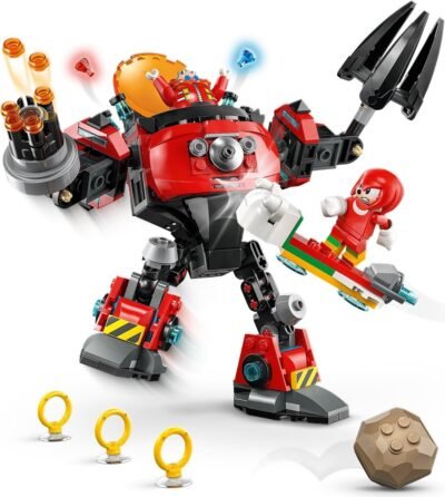 77005_web_sec02_nobg LEGO® Sonic The Hedgehog™ 77005 - Knuckles vs. Dr. Eggman si robotul Egg Crusher